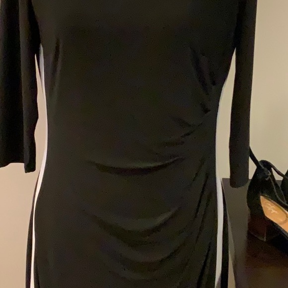 Chaps dress. Black and white. Size 12. - Picture 2 of 3